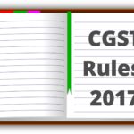 CGST Rules 2017